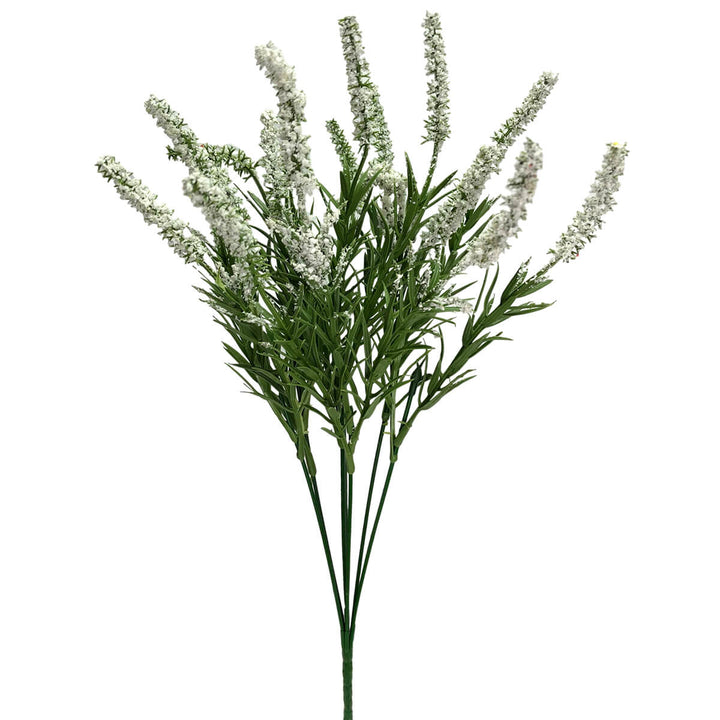 Green/White Elfin Flower Spray 37cm