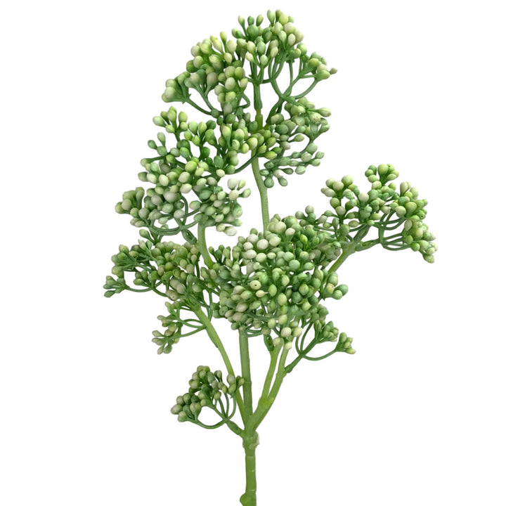 Lt Green Rhus Berry Spray 40cm