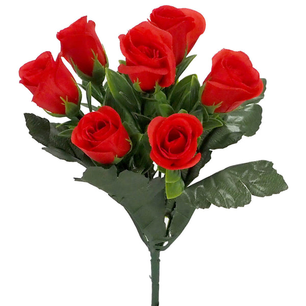 Red Leah Rose Bud Bush 27cm